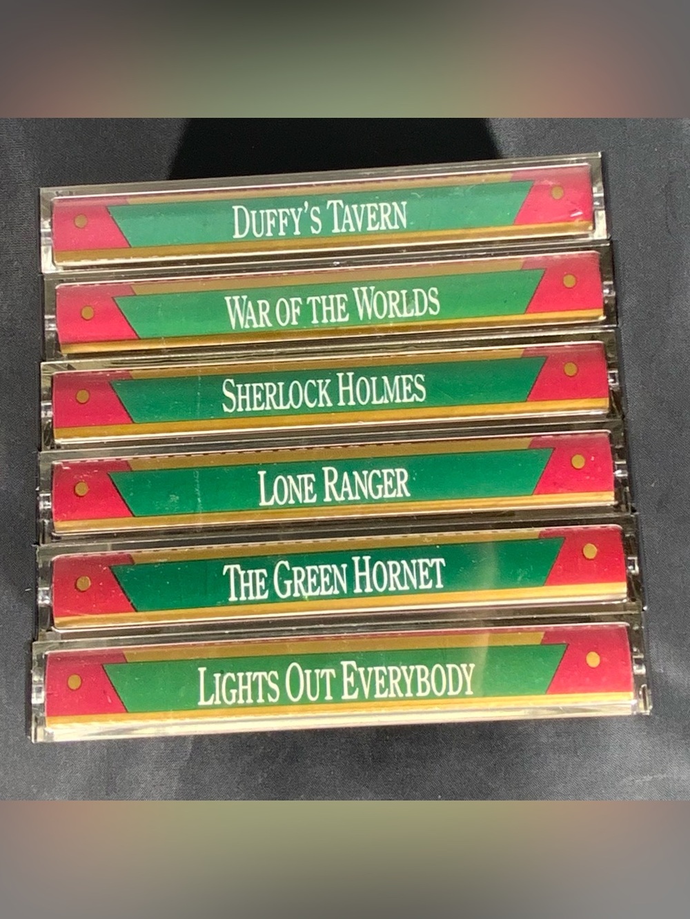 Golden Age Radio Cassette Lot 6 Double Tape Sets War Worlds Sherlock Holmes